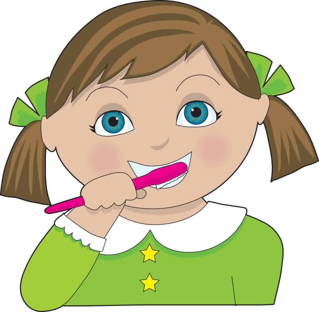 clipart child brushing hair - photo #45