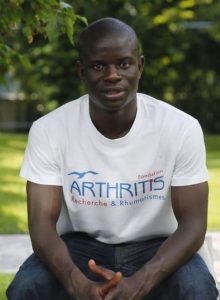 N'Golo Kanté, ambassadeur de la Fondation Arthritis
